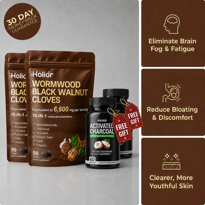 Flush Out Hidden Parasites & Larva in Just 14 Days with Wormwood Black Walnut Cloves