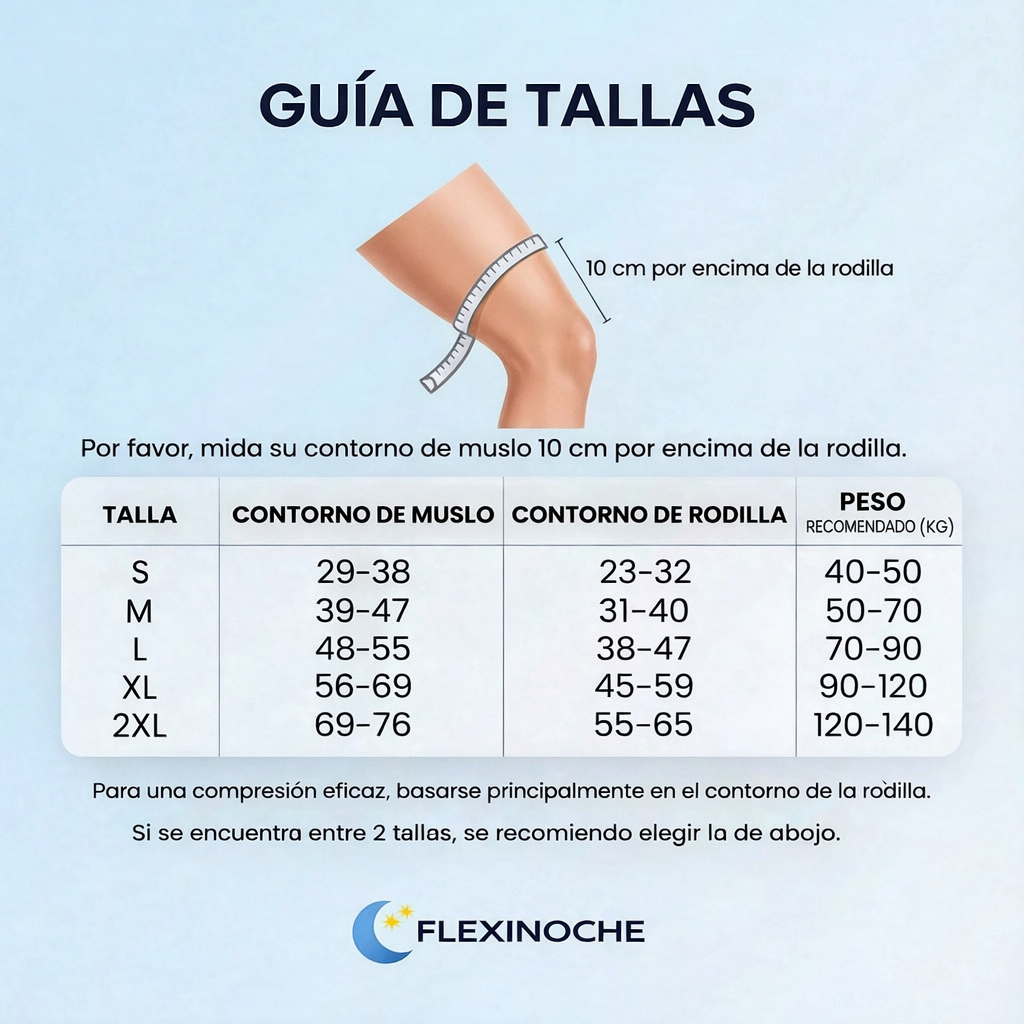 FlexiNoche™ - Rodillera Premium