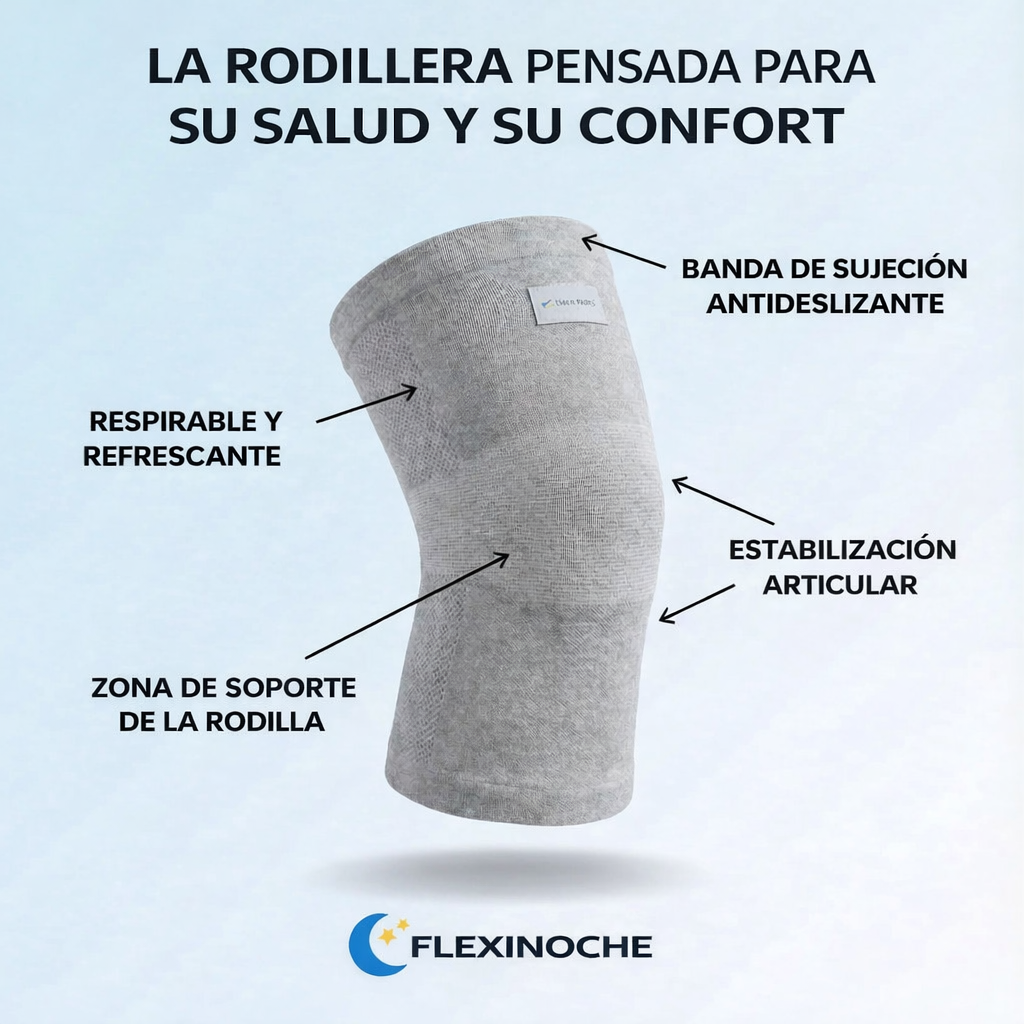 FlexiNoche™ - Rodillera Premium
