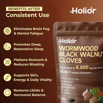 Flush Out Hidden Parasites & Larva in Just 14 Days with Wormwood Black Walnut Cloves
